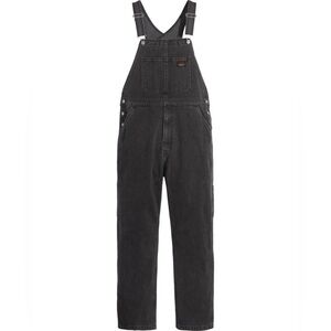 Levi's Relaxed Straight Red Tab Overalls Faded Black XL NWT